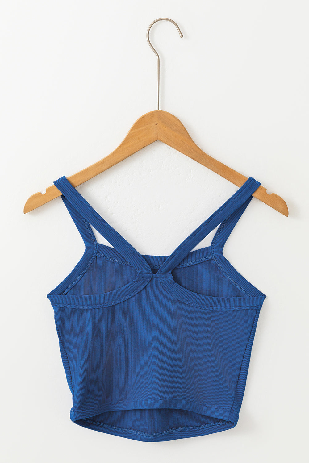 Pear Green Athletic Ribbed Cropped Cami Top