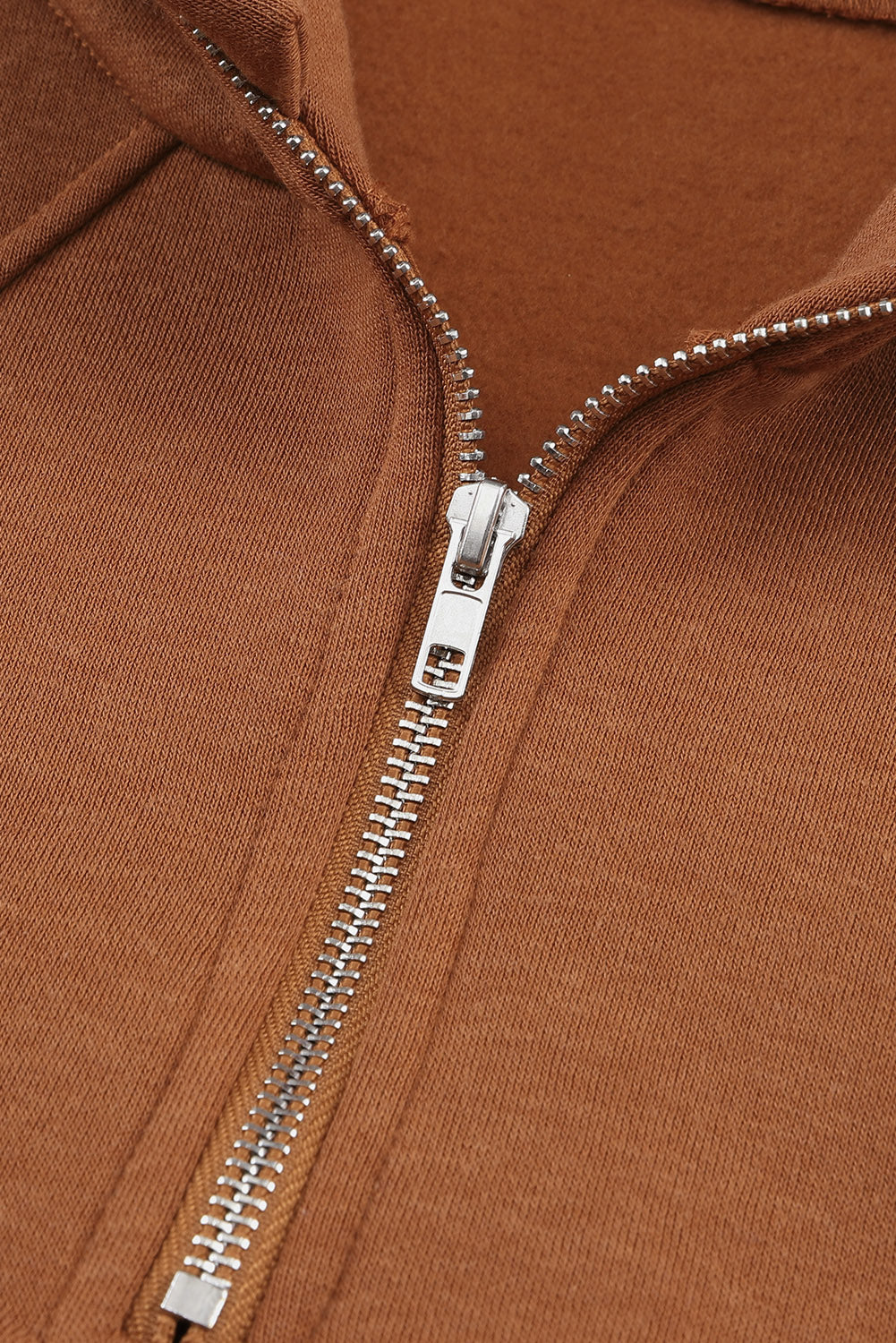 Burnt Orange Crop Hoodie