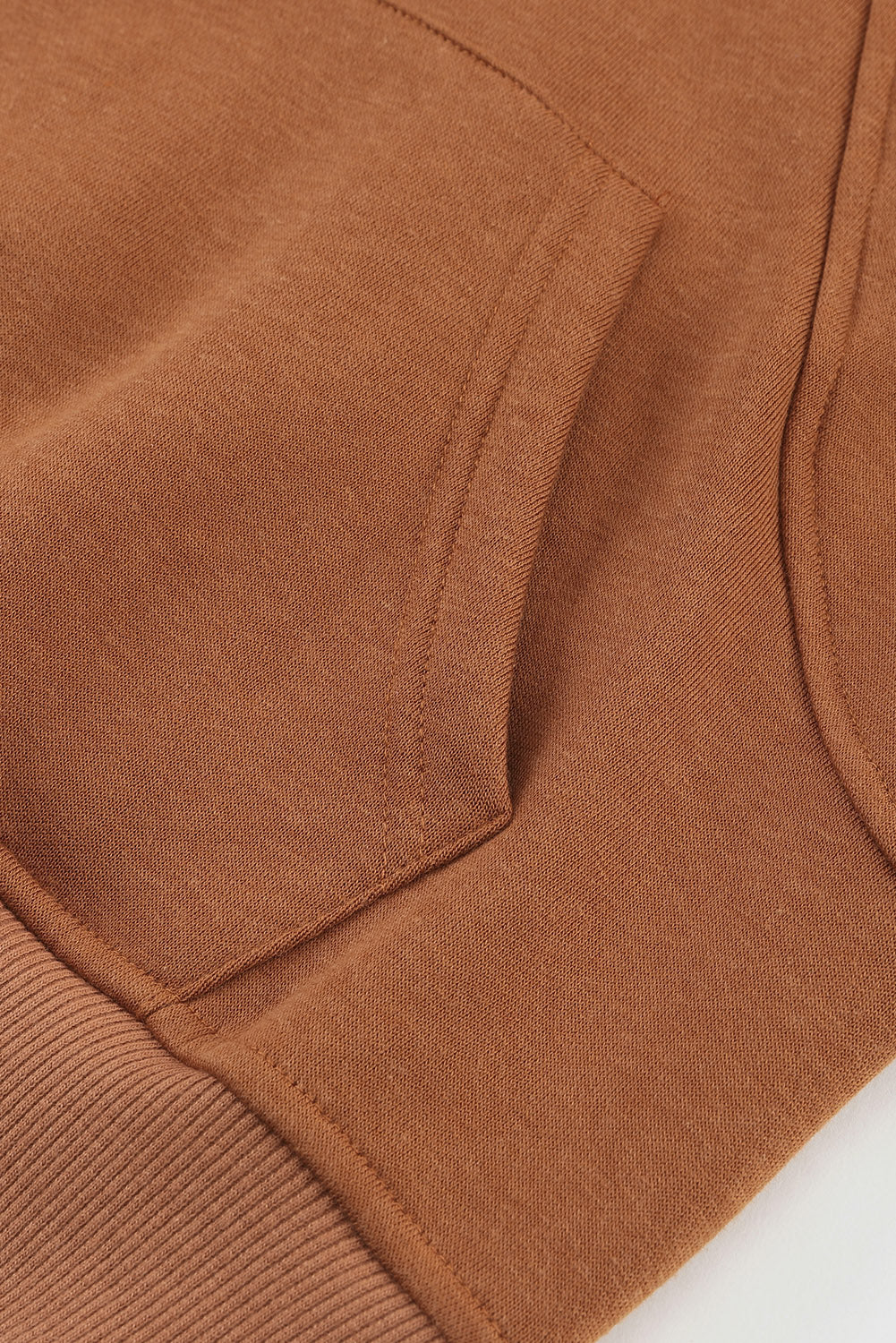 Burnt Orange Crop Hoodie