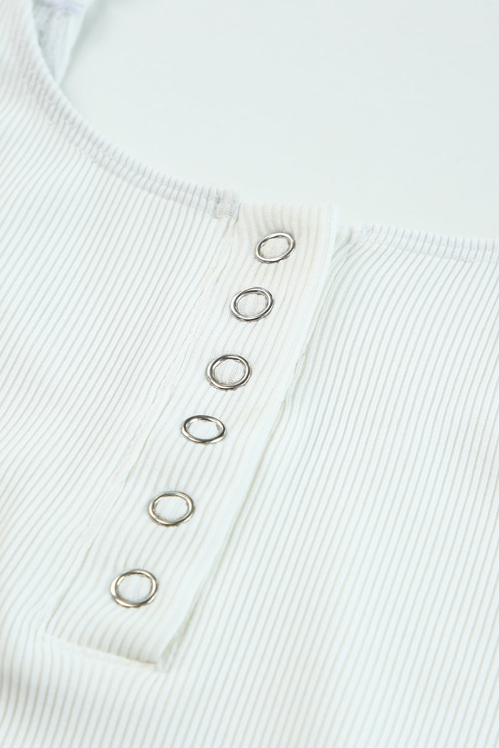White Ribbed tank Bodysuit
