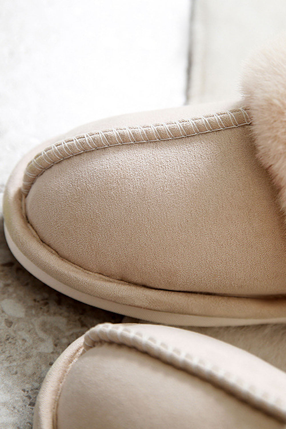 Faux Suede Lined slippers