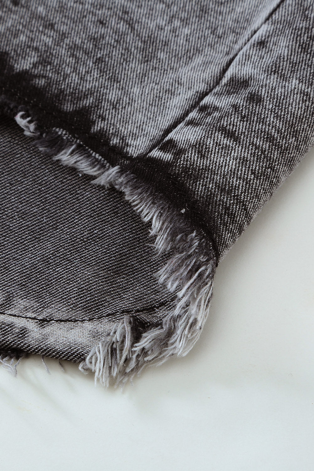 Grey Bleach Wash Denim Jacket