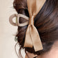 Black Bow Decor Large Hair Claw Clip