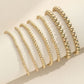 Gold 7pcs/Set Minimalist Beaded Luxury Bracelet Set