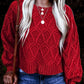 Red Knit Sweater