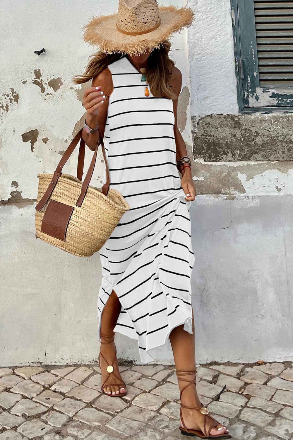 Striped Maxi Dress