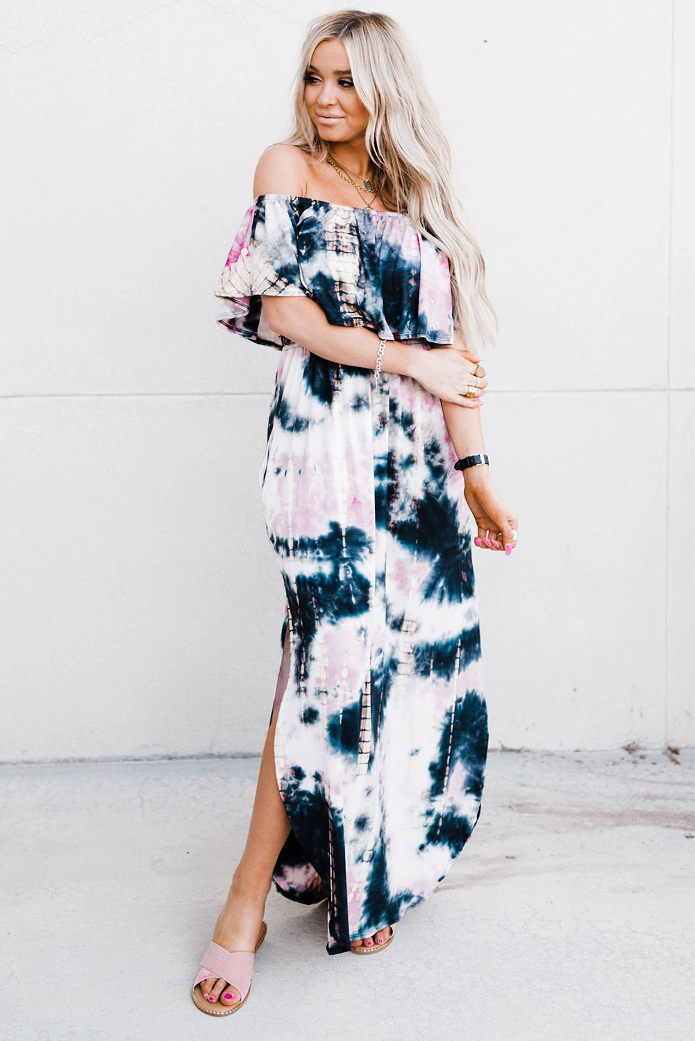 White tie sale dye dress