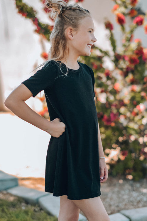 Kids black dress sale