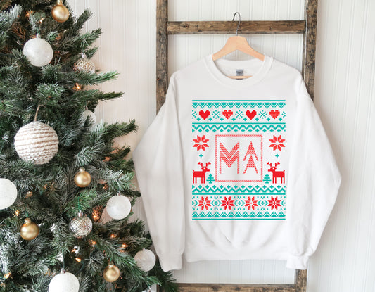 MAMA Ugly Christmas Sweater